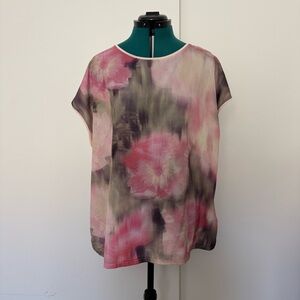 Ted Baker Floral Print Top SZ 14/16